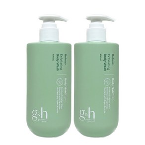 암웨이 g&h 리프레쉬 바디워시 400ml 2개 + 휴대용 물티슈 선물