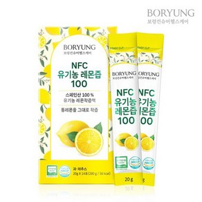 보령 NFC 유기농 레몬즙 100 20g x 14포, 280g, 1개