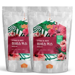 건강한우리집비옴 이집트산 히비스커스꽃차 200g, 2개, 1개입