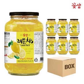 꽃샘 레몬차S, 2kg, 1개입, 6개