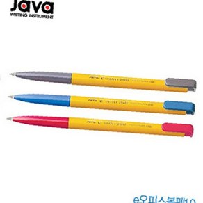 자바 0.5mm java 0.7mm e-오피스볼펜 1.0mm 1타12개입