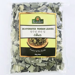 Died Rampe Leaves 건조 람빼 건조 판다누스 pandan leaves woldfood, 50g, 1개