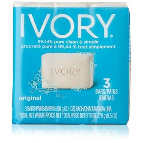 IVORY SOAP 개인용 바 3X3.28g(3.1온스), 270g