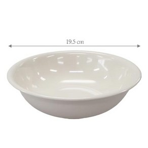 식당용 멜라민 신우동기 중 19.5CM 비빔그릇 비빔밥그릇 덮밥그릇 짜장면그릇, 1개