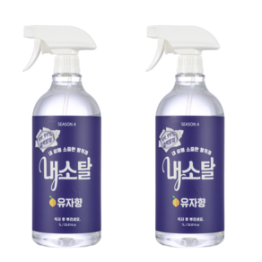 99.99%강력탈취 !1L 섬유탈취제 내소탈, 2개, 1L