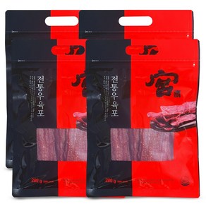 견우 궁 우육포, 280g, 4개