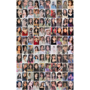 아이유 IU 굿즈 응원 포카 지갑 카드 LOMO 포토카드 100장