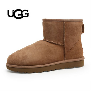 미국 정품 여성 어그 UGG 클래식 미니 II 부츠 체스트넛 1016222-CHE [스포츠리유저블백증정]