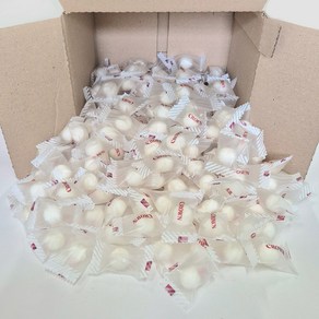 [놀러과자] 크라운 비단박하 대용량 사탕 민트 캔디 개별포장, 200개, 3.8g