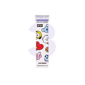 유니 스타일핏 BT21 리필 8가지 색상 UMR-179BT-38