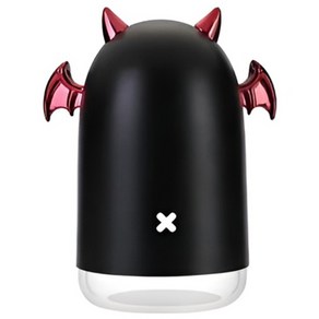 디씨즈 USB 미니 가습기 무드등, 블랙