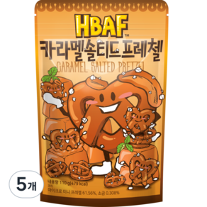 HBAF 바프 카라멜솔티드 프레첼 110g 10개