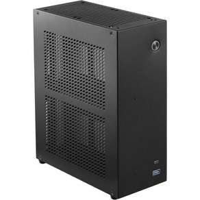 Mini ITX NAS 케이스 네트워크 스토리지 서버 섀시 2 Bay Enclosue 지원 3.5인치 HDD 핫스왑 2X Type C 및 USB 3.0이 포함된 MINI PC, 1개