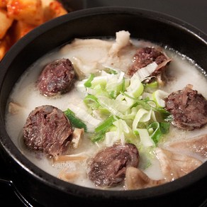 [병천아우내순대]병천순대국밥세트 4인(육수600g x 2팩+야채순대국밥고기320g x 2팩), 2세트