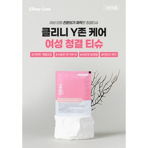 [클리니] 청결티슈 휴대용 1회용 개별포장 여성청결티슈