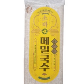 노브랜드 풍국면 메밀국수, 500g, 3개