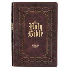 (영문도서) KJV Holy Bible Supe Giant Pint Faux Leathe Red Lette Edition - Ribbon Make King James... Leathe, Chistian At Publishes, English, 9781642729177