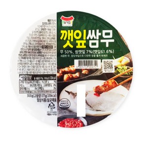 일미 깻잎쌈무, 3개, 300g