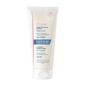 DUCRAY 프랑스 정품 듀크레이 익띠안 건조 방지 클렌징 샤워 크림 200ml (face&body), 1개