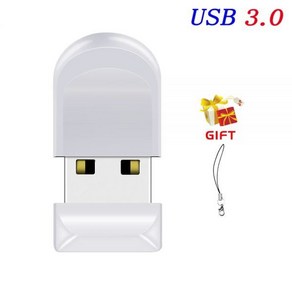 대용량USB 3.0 USB 플래시 드라이브 미니 메모리 스틱 블랙 레드 화이트 고속 U 디스크 실제 용량 128GB 4GB 8GB 16GB 32GB, 1개