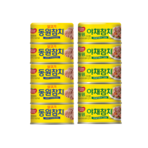 동원참치 콤보팩 150g x10(살코기5캔+야채참치5캔), 1개