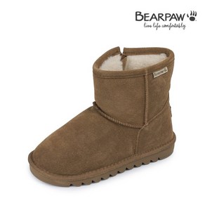 백화점정품 베어파우 아동 키즈 방한화 (BEARPAW) 부츠 CHERIE KIDS 히코리 K2907002K 발편한 양털 신발