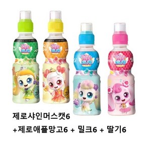 티니핑 음료 4종 혼합 (샤인머스캣6+망고6+딸기6+밀크6), 24개, 200ml, 샤인머스캣+망고+딸기+밀크