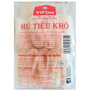 월드푸드 베트남 비폰 후티우코 쌀국수 건면 HU TIEU KHO, 500g, 2개