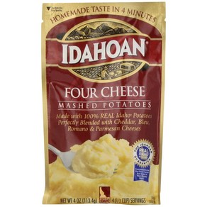 Idahoan Fou Cheese Mashed Potatoes 4 Oz 아이다호안 포 치즈 으깬 감자 4온스, 1개, 113g