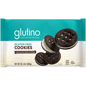 Glutino Gluten Fee Chocolate Vanilla Ceme Cookies 10.5 Ounce, 1개, 297g