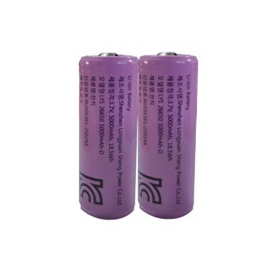 도미노스토리 26650배터리 5000mAh 3.7V 충전건전지 충전지 충전배터리, 1개, 1개입