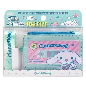 PINKMANGO 아동용 산리오 뉴트로 스트랩 카드지갑