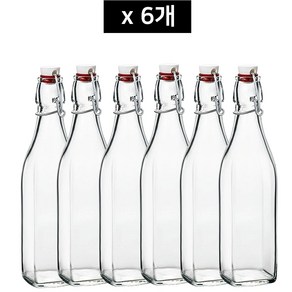 보르미올리 스윙보틀 스윙유리병 1000ml _6개, 6개, 1L