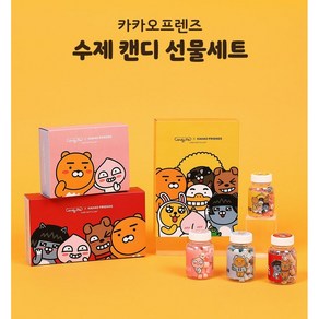 카카오프렌즈 수제캔디 사탕선물세트 2종 3종 4종, 2개, 70g