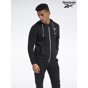 리복 Reebok 남성 트레이닝 TE 플리스 풀집 후디 RETS1F015BK