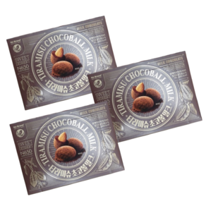 노브랜드 티라미슈 초코볼 밀크, 150g, 3개