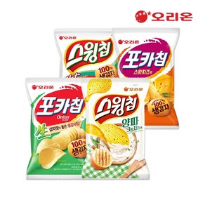 감자4종세트(14봉 포카칩 스윗치즈3+어니언4+스윙칩 양파크림치즈3+고추장4), 1개