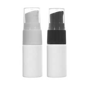 [허브스프레이] 에센스 펌프용기 10ml~40ml, 1개, 10ml 백색용기 검정캡