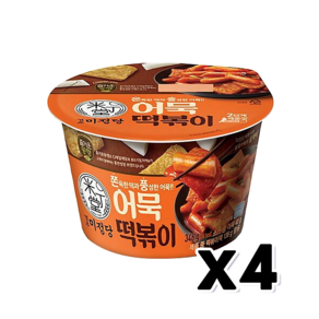 미정당 어묵떡볶이 즉석용기컵 346g X 4개