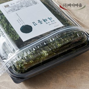 먹기좋게 자른 두번구운 파래돌김, 2개, 80g