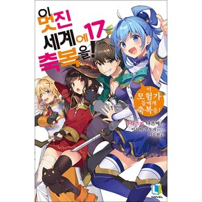 이 멋진 세계에 축복을 17 권 소설 책 - 이 모험가들에게 축복을 (L-Novel) (완결), 디앤씨미디어