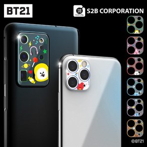 BT21 카메라 보호커버 아이폰11프로 맥스 갤럭시 S20+