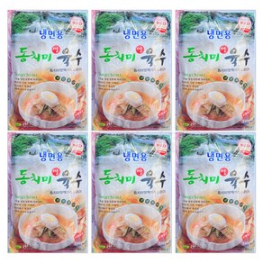 팔도맛쟁이 농민식품 동치미맛 냉면육수, 6개, 350g