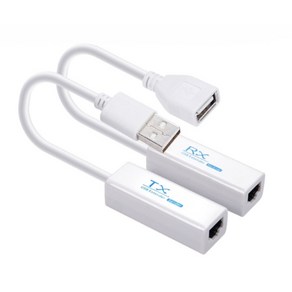 USB 2.0 랜 LAN 케이블 200m 연장 회사 학교 리피터 모듈 커플러 인터넷선, 1개