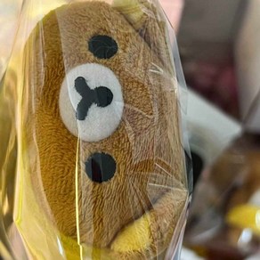 리락쿠마 필통 옐로우 도트 펜 파우치 Rilakkuma 봉제필통