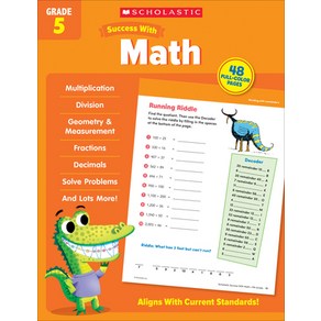 (영문도서) Scholastic Success with Math Grade 5 Paperback