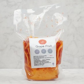 수제청 자몽청 500g 슬라이스x1 파우치포장, 단품