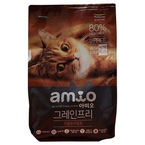 풀무원아미오 전연령 그레인프리 키튼 & 어덜트 건식사료, 닭, 1개, 5.4kg