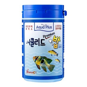 아쿠아플러스 시클리드 사료 먹이 90g 관상어밥 고급 밥 어항 수족관 물고기, 1개