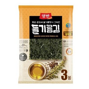 동원 양반 들기름김 전장김 절지 20g(5매) x 3봉, 1개